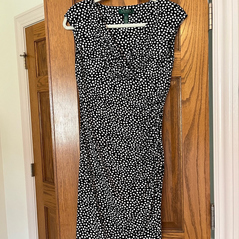 Lauren dress. Black/white.  Size S.